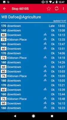 Winnipeg Transit+ android App screenshot 1